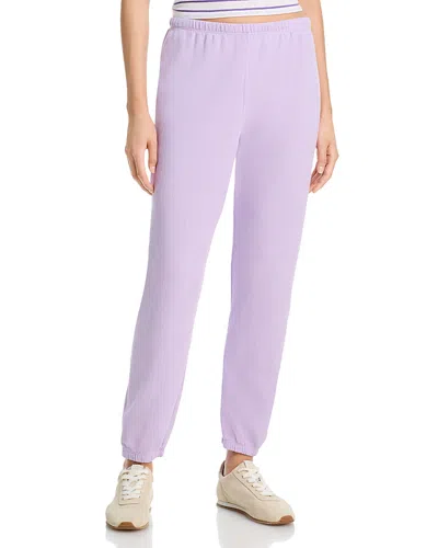 Perfectwhitetee Johnny Sweatpants In Purple