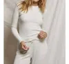 Perfectwhitetee Collins Fleece Sweatpants In White In Grey