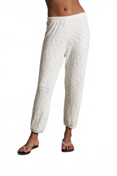 Perfectwhitetee Keanu Summer Mesh Jogger In Natural In White