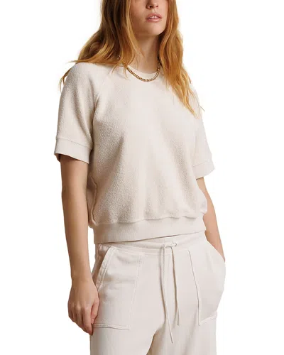 Perfectwhitetee Kennedy Fleece Sweatshirt In White