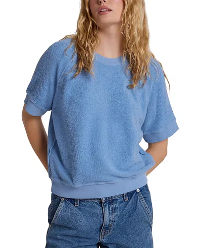 Perfectwhitetee Kennedy Fleece Sweatshirt In Blue