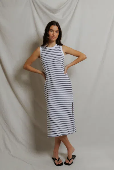 Perfectwhitetee Lanell Stripe In Blue