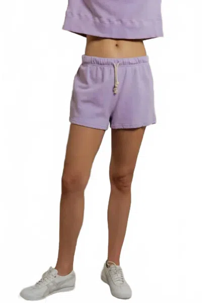 Perfectwhitetee Layla Lounge Shorts In Ultraviolet In Purple