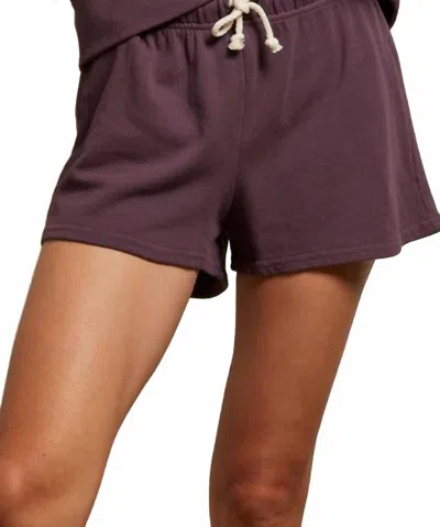 Perfectwhitetee Layla Shorts In Plum In Pink