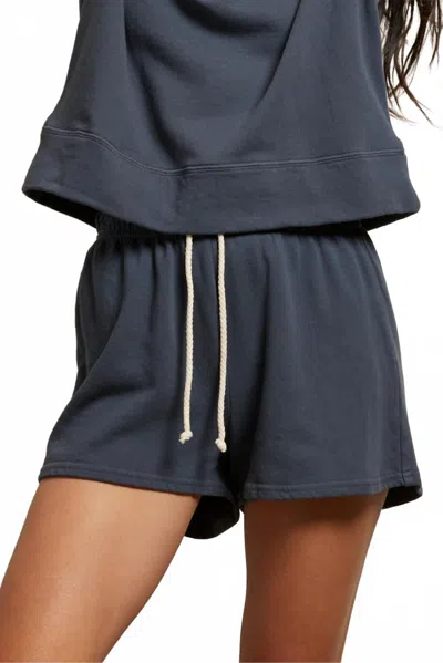 Perfectwhitetee Layla Sweatshorts In Night In Gray