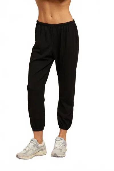 Perfectwhitetee Leah Jogger In Black