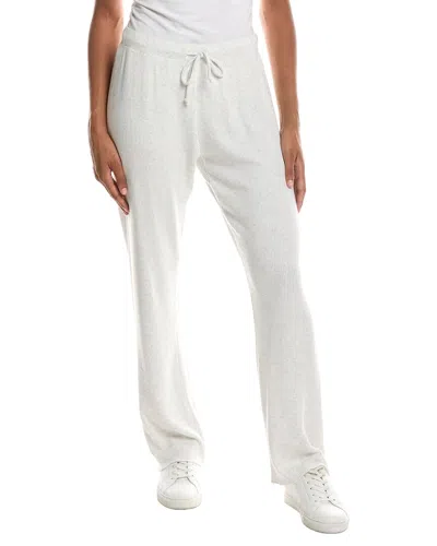 Perfectwhitetee Leann Sweater Rib Pant In White