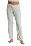 Perfectwhitetee Leann Sweater Rib Pant In H. Ash In Gray