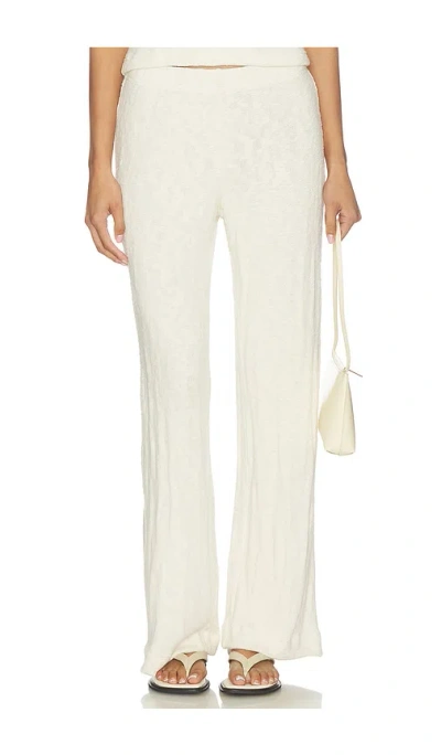 Perfectwhitetee Leilani Summer Mesh Pant In White