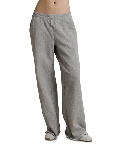 Perfectwhitetee Leni French Terry Pull On Pants In Gray