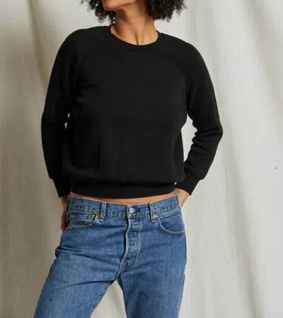 Perfectwhitetee Lennon Sweatshirt In True Black