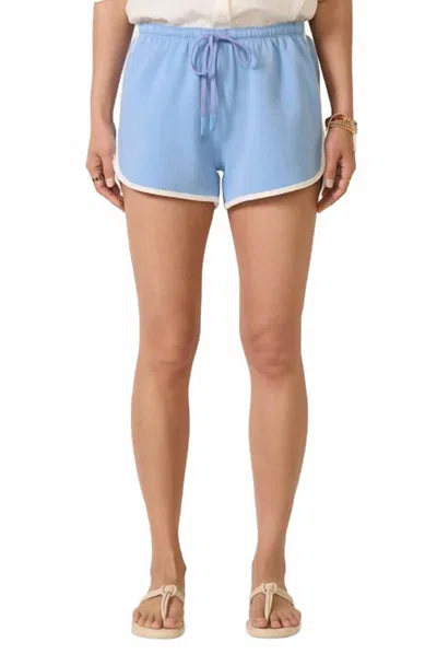 Perfectwhitetee Leo Short In Pacific Blue