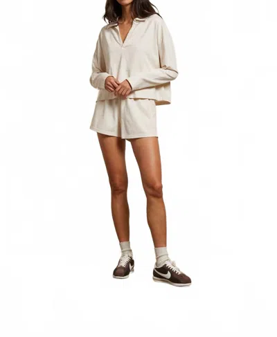 Perfectwhitetee Liz Jersey Short In Sugar In Multi