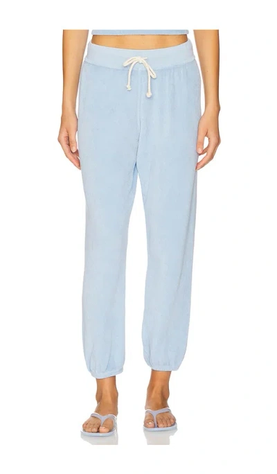 Perfectwhitetee Loop Terry Jogger In Blue