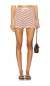 Perfectwhitetee Jace Terry Shorts In Poppy Chocolate