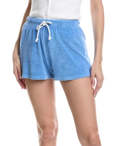 Perfectwhitetee Loop Terry Sweatshort In Blue