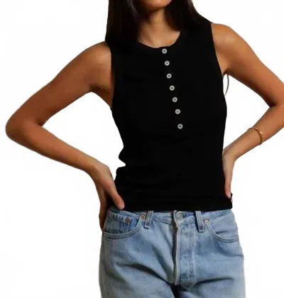 Perfectwhitetee Loretta Tank Top In Black