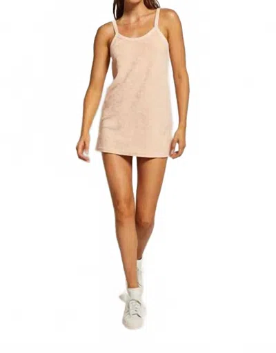 Perfectwhitetee Loveshack Mini Dress In Peaches & Cream In Neutral