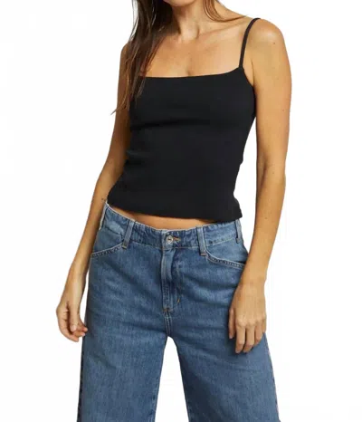 Perfectwhitetee Lucille Tank Top In Black