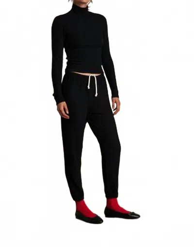 Perfectwhitetee Mare Sweatpant In Black In Brown
