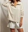 Perfectwhitetee Maren French Terry Sweatshirt In Oatmeal