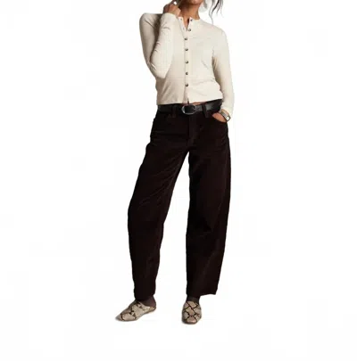 Perfectwhitetee Maureen Rib Cardigan In Sugar In Neutral