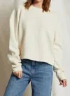 Perfectwhitetee Mayer Reverse Fleece Crewneck Sweatshirt In Sugar In Multi