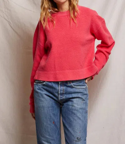 Perfectwhitetee Mayer Sweatshirt In Pink Bloom