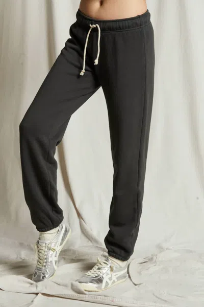 Perfectwhitetee Michelle Fleece Jogger Pants In Vintage Black