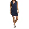 Perfectwhitetee Mila V-neck Mini Dress In Navy In Blue