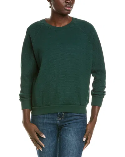 Perfectwhitetee Military Thermal Sweatshirt In Green