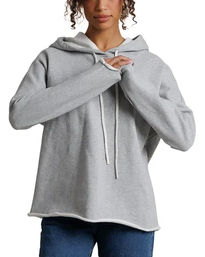 Perfectwhitetee Mimi Cotton Fleece Hoodie In Gray