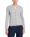 Perfectwhitetee Moira Cardigan Sweater In Gray