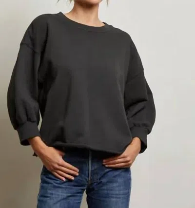 Perfectwhitetee Niall Crewneck Sweatshirt In Vintage Black