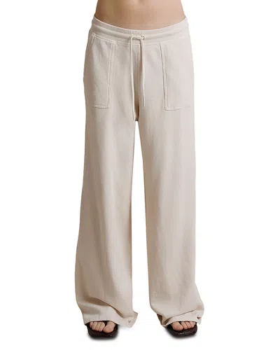 Perfectwhitetee Noa Cotton French Terry Sweatpants In Neutral