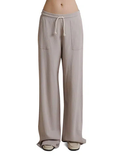 Perfectwhitetee Noa Cotton French Terry Sweatpants In Neutral