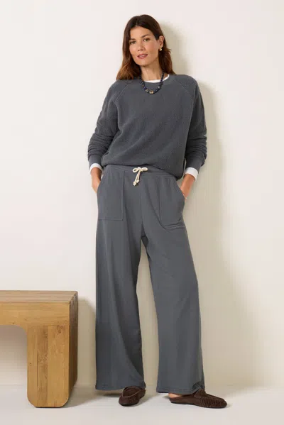 Perfectwhitetee Noa Pocket Pant With Drawcord In Gray