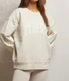 PERFECTWHITETEE PERFECT SWEATSHIRT IN SUGAR