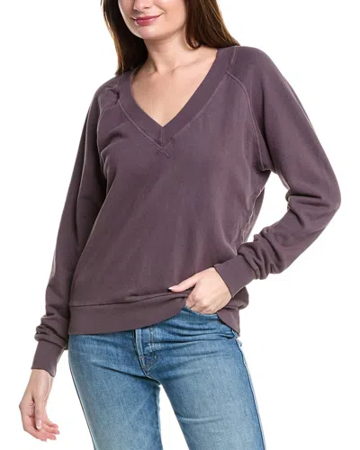 Perfectwhitetee Relaxed French Terry Sweatshirt In Brown