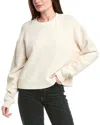 Perfectwhitetee Reverse Fleece Pullover In White