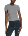 Perfectwhitetee Ribbed T-shirt In Gray