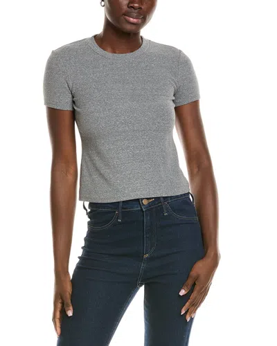 Perfectwhitetee Ribbed T-shirt In Gray