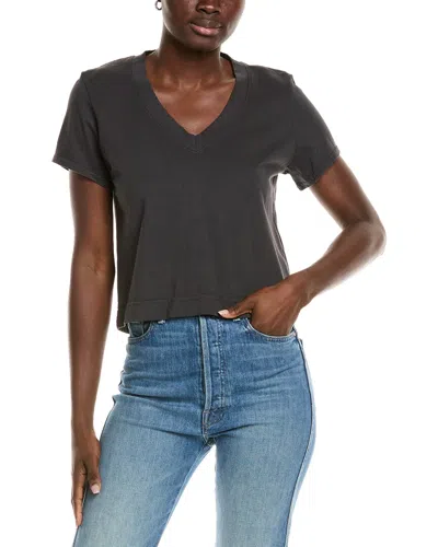 Perfectwhitetee Ringspun V-neck T-shirt In Black