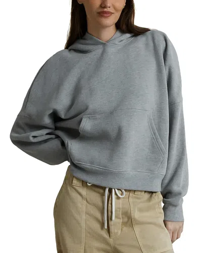 Perfectwhitetee Rory Brushed Heavy Fleece Drop Shoulder Hoodie In Gray
