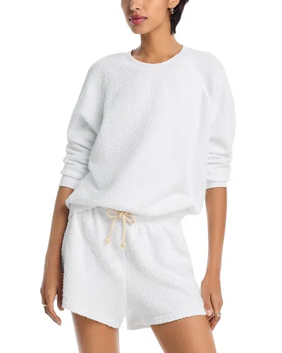 Perfectwhitetee Sami Boucle Sweatshirt In White