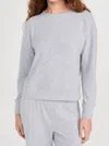 Perfectwhitetee Selma Pullover Sweatshirt In Heather Grey In Grey