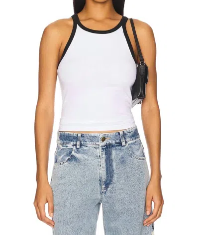 Perfectwhitetee Shae Tank Top In White