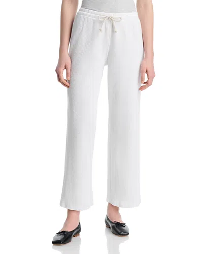 Perfectwhitetee Shane Waffle Pants In White