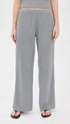 Perfectwhitetee Shane Waffle Sweatpants In Heather Grey In Gray
