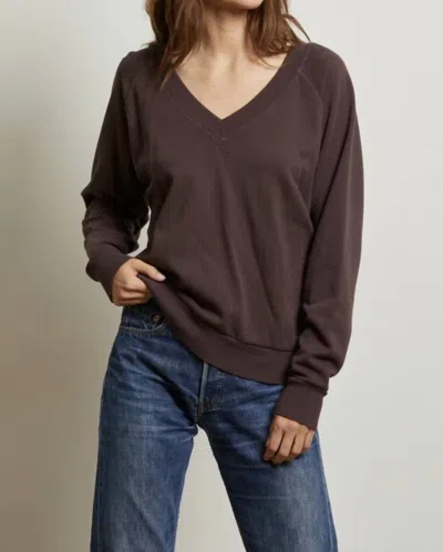Perfectwhitetee Sinead Sweatshirt In Cocoa Powder In Brown
